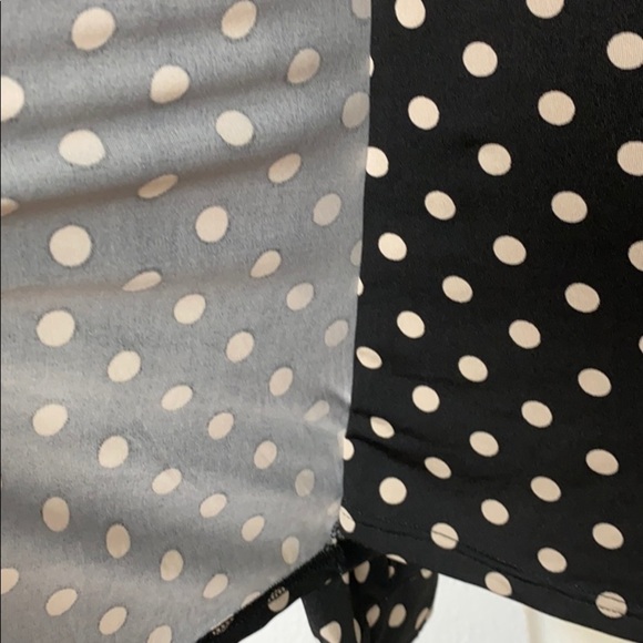 BCBGMaxAzria Y2K clueless polka dot retro vintage mod top set - Picture 3 of 11